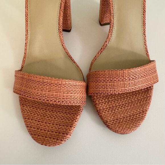 Sam Edelman Women's Yaro Perla Strappy Open Toe Sandal Heel Pink Size 9.5 - Picture 13 of 13